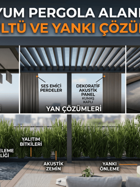 Pergola Altı Alanlarda Gürültü ve Yankı Sorunu Nasıl Azaltılır