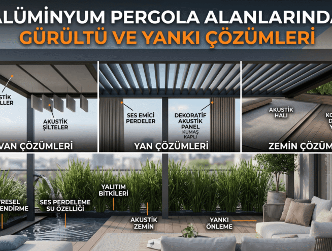 Pergola Alti Alanlarda Gurultu ve Yanki Sorunu Nasil Azaltilir 654x494 - Tente Modelleri - Tente Fiyatı - Pergole Tente Fiyatları